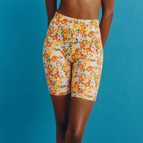 Floral Print Bike Shorts Zara - Picture 4 of 6